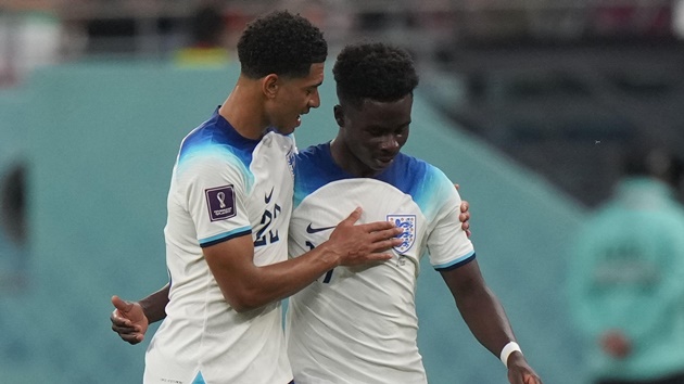 Bellingham và Saka thể hiện sự tương phản hoàn toàn với Greenwood