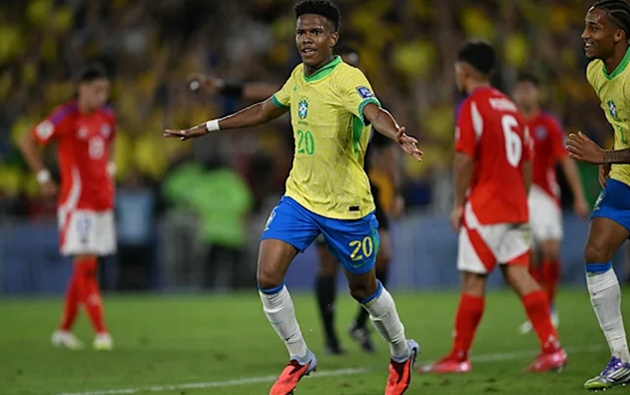 Brazil áp đảo Chile 3-0 tại vòng loại World Cup 2026