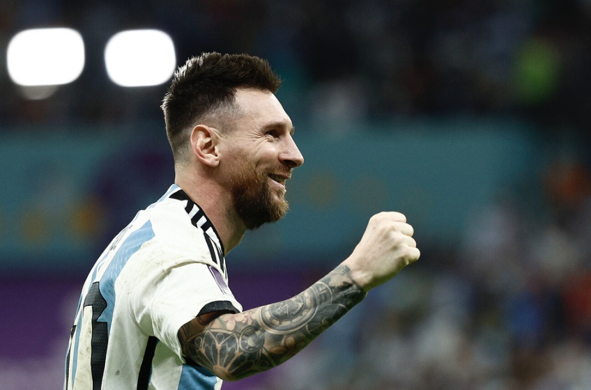 Hình ảnh khác biệt của Messi