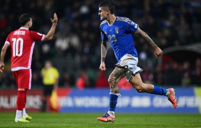 Italia thắng 6 trận liền ở vòng loại World Cup 2026