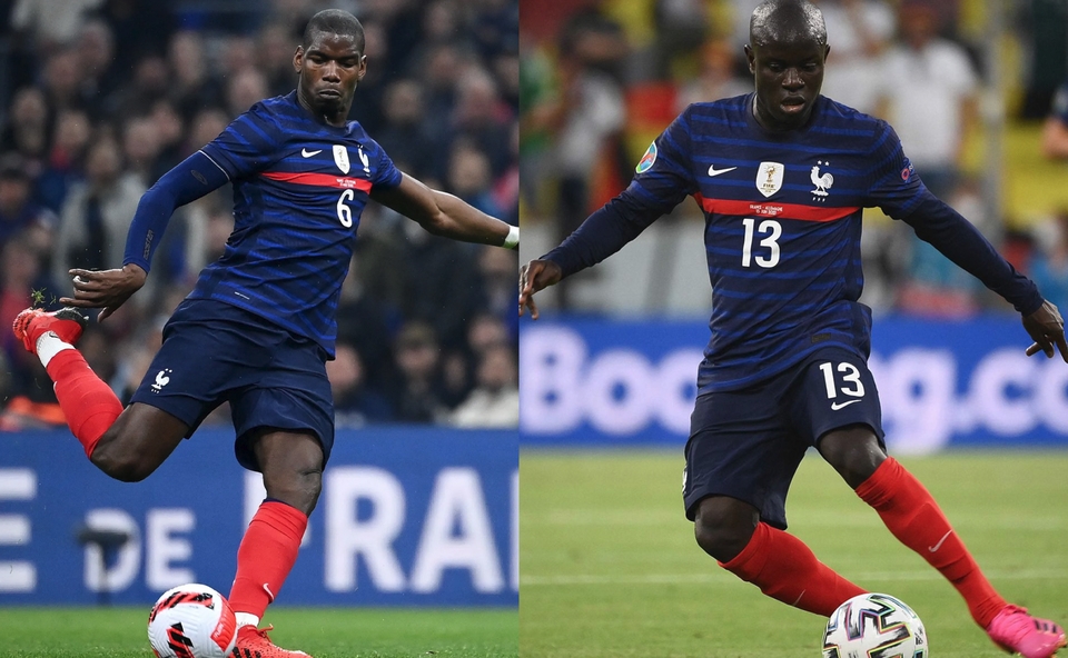 Tuyến giữa Pháp còn gì khi mất Pogba và Kante ở World Cup